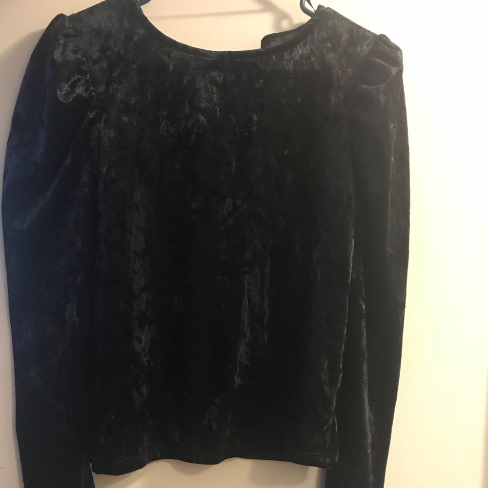 Black Velvet Top
